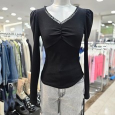 에고이스트 셔링 레이스 티셔츠 ES1JT102_DG 689049