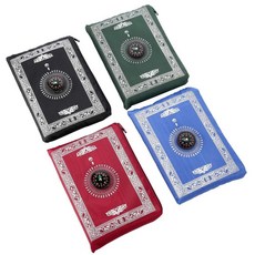 그린 무슬림 기도용 나침반 매트 깔개 카펫 휴대용 ggp*0280YW, 없음, 상세페이지 참조, 1개