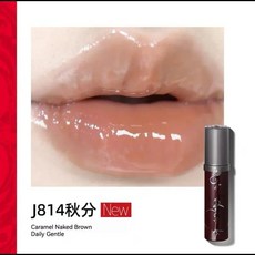 립글로스 Girlcult Miao Witch 시리즈 블루 스모키 다크 레드 립스틱 매트 쉬머 카멜레온 스파클 미러 머드 트레이 할로윈 재미있는 화장품, J814, 1개