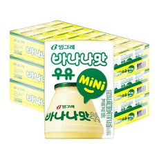 빙그레 바나나맛 우유 미니 / 멸균우유, 120ml, 1팩