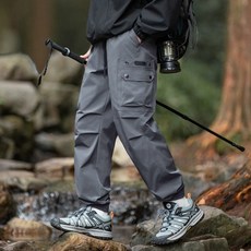 男款秋冬 登山戶外徒步 防水防風 加絨保暖 軟殼衝鋒褲