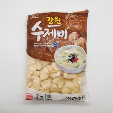 국내제조 강원농산 감자수제비 2kg 쫄깃한 냉동수제비