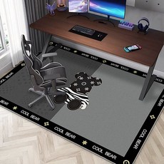 에스이스타 거실러그 카페트 대형러그 물세탁러그, 줄무늬 곰, 60cmx90cm