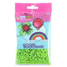 컬러비즈 5mm55g1000개900원, S81_싱글비즈 라임색(a lime), 1개