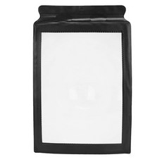 A4 페 휴대용 용 돋보기 초박형 검정색 책 읽기 프레임 책갈피, Bla