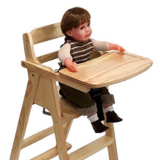 [베이비캠프]내츄럴 아기 식탁의자/유아식탁의자
