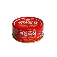 하림 하얀속살 슬림 닭가슴살 캔, 10개, 135g