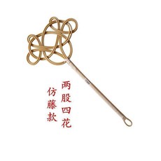 PE仿藤手工編織多功能拍打器, 仿藤2股4花 無 ,PE仿藤/手工編織