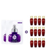 GE7 마스크2매/수려한 효비담 발효 2종각20mlx6세트(수액+유액), 1세트