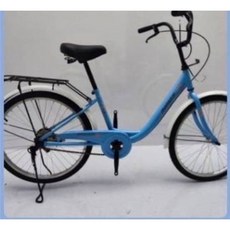 大沅單車 100%組裝 20吋單速淑女車 雙立柱 籃子, 1個, 芥末綠,20吋單速