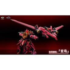 玩具聯合國 藏玩閣 炎帝 組裝模型 界神之戰系列，精緻機甲模型，享受組裝樂趣, 1個, 有合金骨架