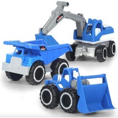 야전삽 휴대용 텐트 캠핑 세트 3개 굴착기 불도저 장난감 작업용 차량 모래놀이 덤프트럭 배낭 포함 모래상자파랑, 파란색