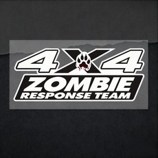 좀비 대응팀 비닐 자동차 스티커 방수 데칼 오프로드 트럭 창문 범퍼 재미있는 창의적 디자인, H. f, 2. 15cm