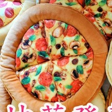 披薩寵物發聲玩具 披薩飛盤造型 解壓發洩玩具, 1個, 咖啡色四塊披薩