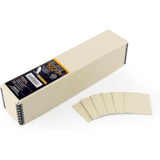 6개의 무산 분할기가 있는 Lineco 아카이브 슬라이드 보관함 황갈색 인쇄 파일 케이스 사진 스탬프 네거티브 및 필름 컬렉션에 이상적임-2.5 x 2.125 11, 2.5" x 2.125" 11", Tan