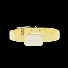 하이아이 반려견 GPS 위치추적기 gps gps추적기, 주기기만 적합밴드포함 개인목줄사용가능, 옐로우