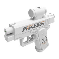 玩具水槍 Prank Gun 兒童戲水玩具 夏季戶外互動玩具, 白色-雙頭噴水槍, 1個
