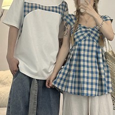 커플 시밀러룩 셔츠 드레스 여행 패밀리룩 웨딩촬영 원피스 호캉스 긴팔 휴양지 하와이안 반팔