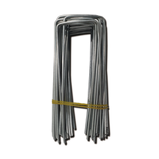 멀칭고정핀(대) 아연 부직포고정핀 부직포핀 고정핀 농업용고정핀, 100개