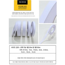 띠시트지 띠벽지 몰딩 접착식 셀프 리폼 문틀 인테리어, 무광화이트