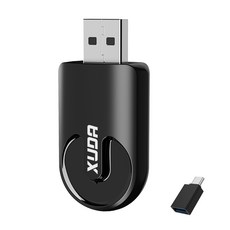 XUDA 2in1 무선 카플레이 어댑터 안드로이드 오토 AI 스마트 박스, Black, A5 Mini B