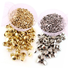 원형할핀 쇠단추 똑딱이단추 공예용 금 은 과학준비물-통포장, 암수세트-은색