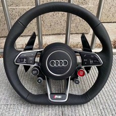 奧迪Audi A3/A4/A5/A6/A7改裝R8方向盤總成 經典賽車方向盤, R8-A-8, 1個