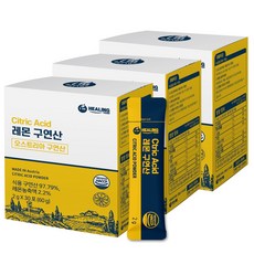 아임힐링 레몬 구연산, 3개, 60g