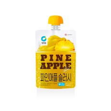 [얌얌마켓] 청정원 파인애플 슬러시 샤베트 (아이스박스 포함), 1개, 100ml