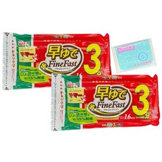 Monolog Style 닛신제분 웰나 빠른 삶기 파스타 1.6mm 삶는 시간 3분 500g 들어있는 2봉지 세트 _스라스라 본포 오리지널 포켓 티슈 포함_