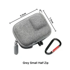 인스타360 에이스 프로2 액션 카메라용 액세서리 키트 보관 가방 미니 휴대용 케이스용 스크린 보호 필름, 07 Grey Small Half Zip