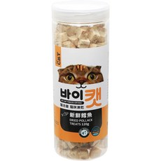 汪洽普 喵洽普 狗狗貓貓凍乾零食綜合賣場，多種口味可選，無添加安心健康, 1個, 貓 新鮮鱈魚 120g 罐裝