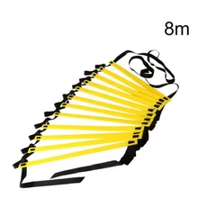 육각 스텝 퀵 민첩성 순발력 크로스핏 축구 스피드 훈련 레더 용품, 02 8m