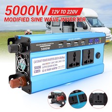 3000W 4000W 5000W 수정 정현파 전력 인버터 지능형 디지털 DC12V 24V - AC 220V 변환기 자동차 가정 야외용, [03] 3000W V to 220V