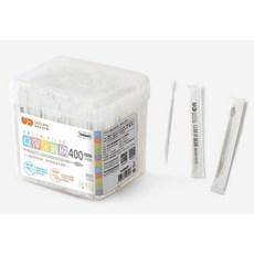 絲麥兒Q彈牙籤刷單支包（400支盒裝）牙縫清潔、便攜衛生, 1個, 400個裝