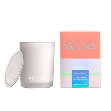 ECOYA 季節限定香氛蠟燭 400g, 1個, 青檸冰糕和粉紅胡椒