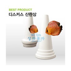 핫피쉬 디스커스산란상 [대] 흰색, 계단형