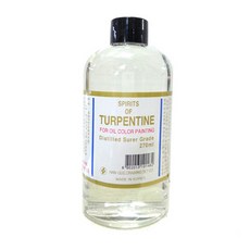 한국화구 테레핀유 TURPENTINEL 유화보조제 270ml