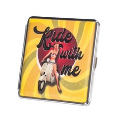 迷幻風格香菸盒 金屬材質輕巧便攜時尚配件