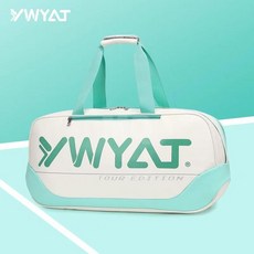 臺灣爆品-2025新款羽毛球雙肩手提支裝大容量雙層專業網球獨立鞋倉男女球包, c998白水藍色【帶隔熱層】, 1個