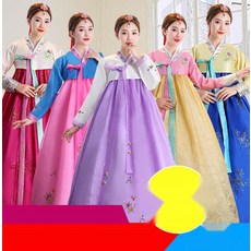 여자 생활한복 철릭 원피스 개량한복 한복드레스