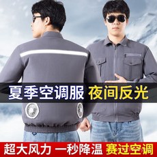 桃園出貨 夏季空調服速幹男女帶配件款不帶配件款防暑降溫迷彩服勞保工裝服
