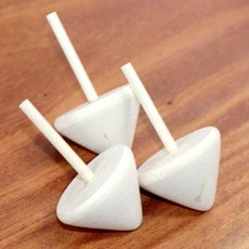 삼각나무팽이-5입 추억장난감 민속품 전통놀이팽이 민속 미술재료 만들기재료, 1개