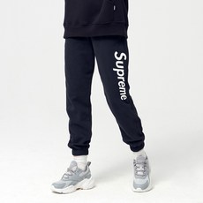 Supreme LOGO內刷毛慢跑訓練褲