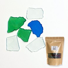 그리구 국산 천연 바다유리 조각, 500g, 빅사이즈(한정)
