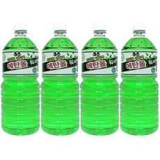 탑크린 에탄올 워셔액, 4개, 1.8L