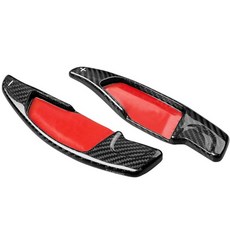 黑色 真碳纖維 鍛造款 方向盤轉向換檔撥片 適用 21-23 G22 G26 430i, 黑色真碳纖維款