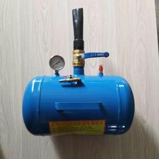 순간주입기 타이어 주입기 실린더 비드세터 팽창기 전기 부스터 자동차 정비용품, 블루 5gal, 1개, 기본 색상