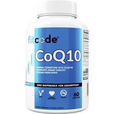 Fitcode CoQ10 素食膠囊, 1個, 60入