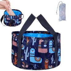 접이식 족욕 욕조 휴대용 다기능 여행용 물통(네이비 블루) 손잡이 족욕기 포함, 접이식 족욕 욕조, 휴대용 다기능 여행용 물통(네이비, 1개, 1개입